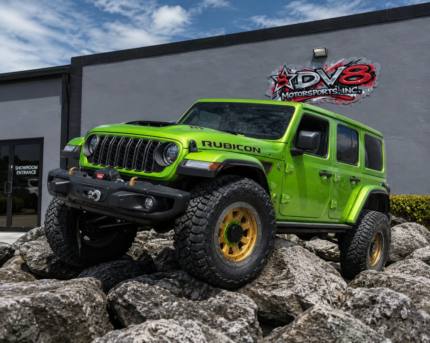 Lifted Jeep custom build DV8 Motorsports South Florida