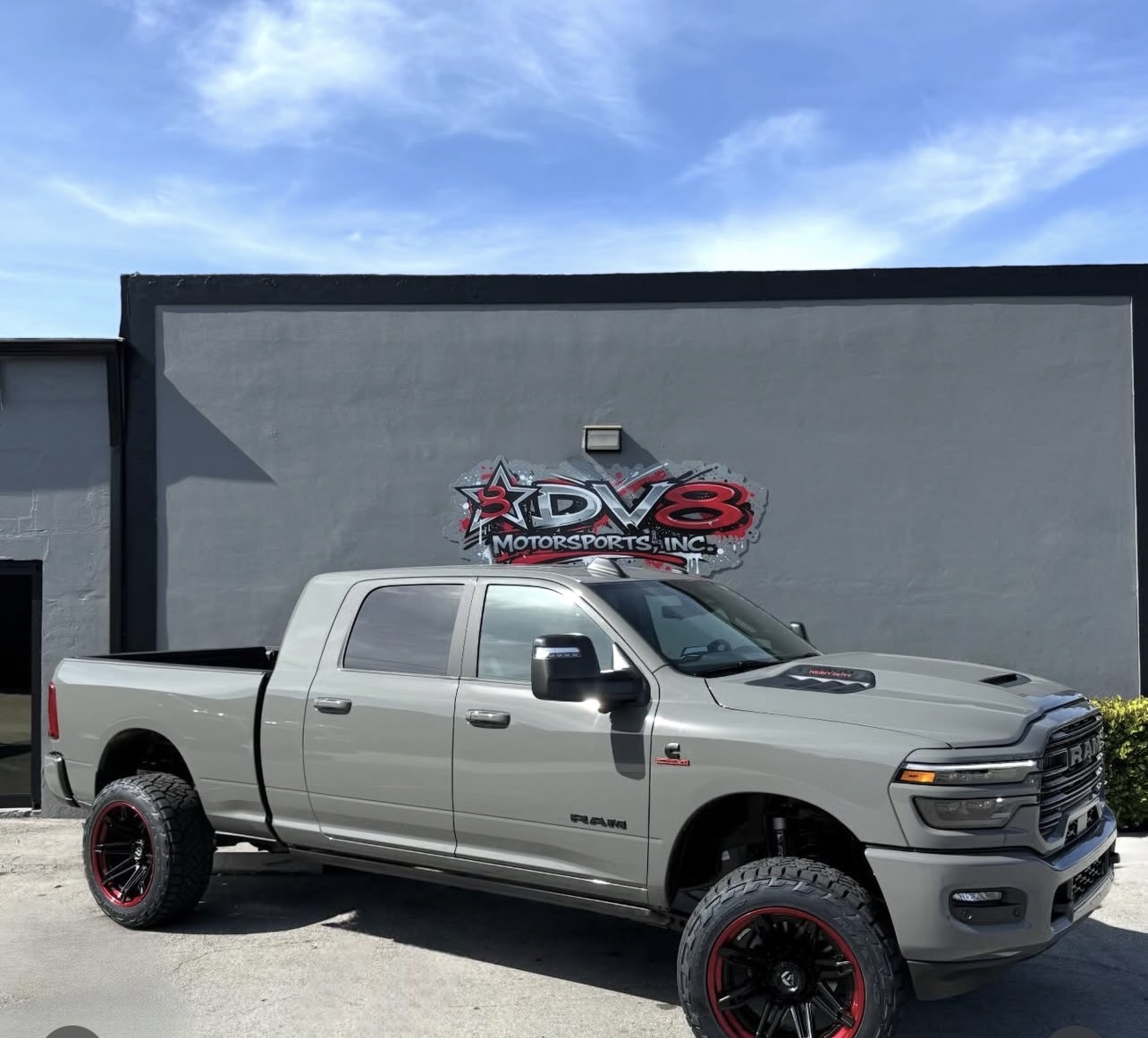 Lifted truck build DV8 Motorsports Lake Park FL