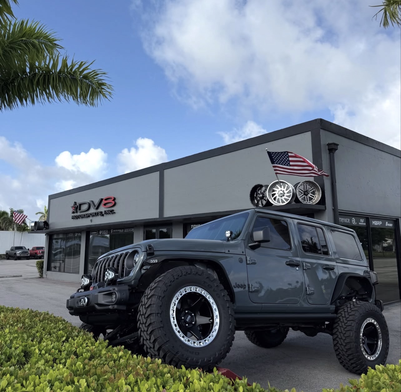 Official DV8 Motorsports Jeep 392 Hemi custom build West Palm Beach Florida